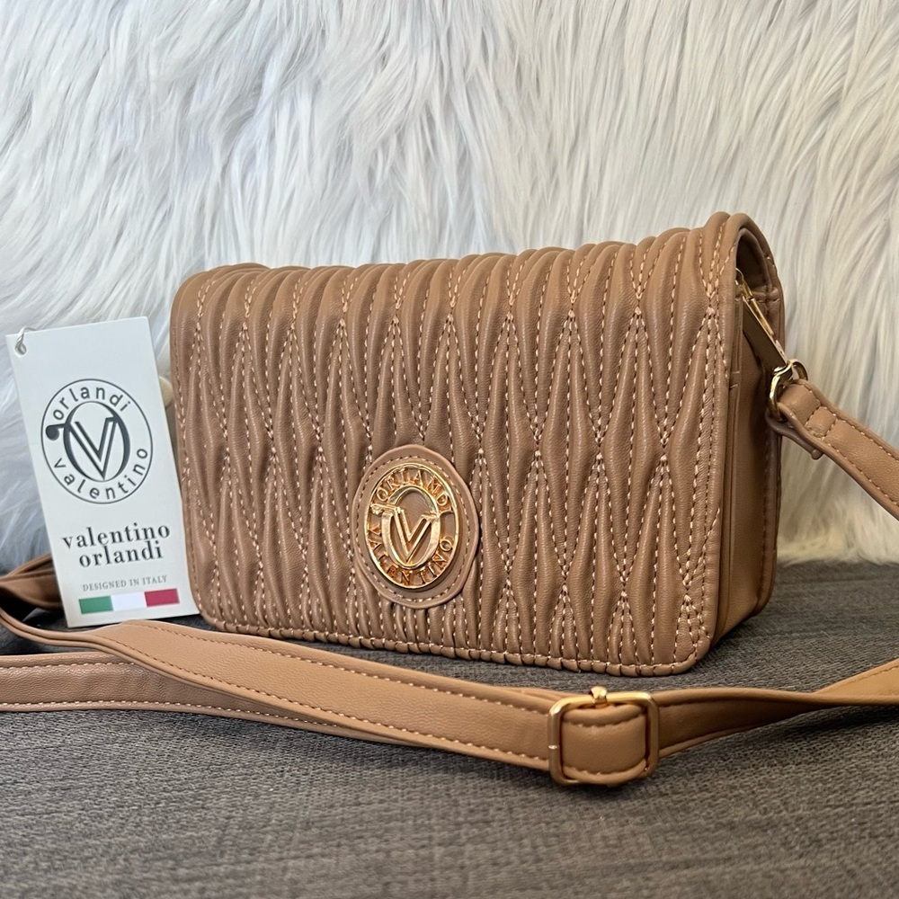 NWT VALENTINO ORLANDI LEATHER CROSSBODY BAG PURSE